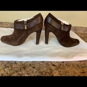 Jessica Simpson Kianna Brown Suede Bootie SZ 8